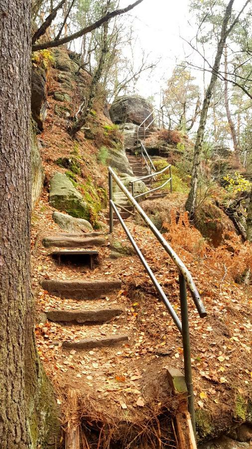 Ferienwohnung Struppi Saechsische Schweiz Struppen Exterior foto