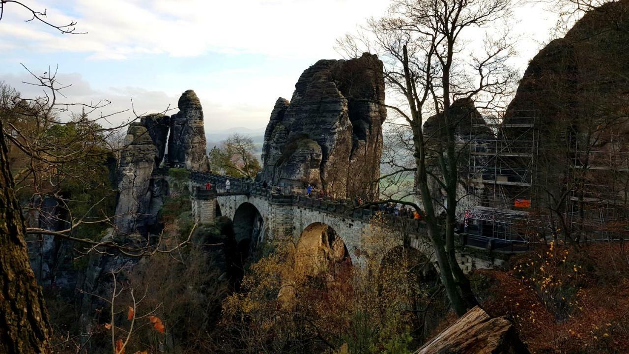 Ferienwohnung Struppi Saechsische Schweiz Struppen Exterior foto